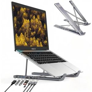 Szemmagasságú laptopdokkoló - 8 port | LAPDOCKX